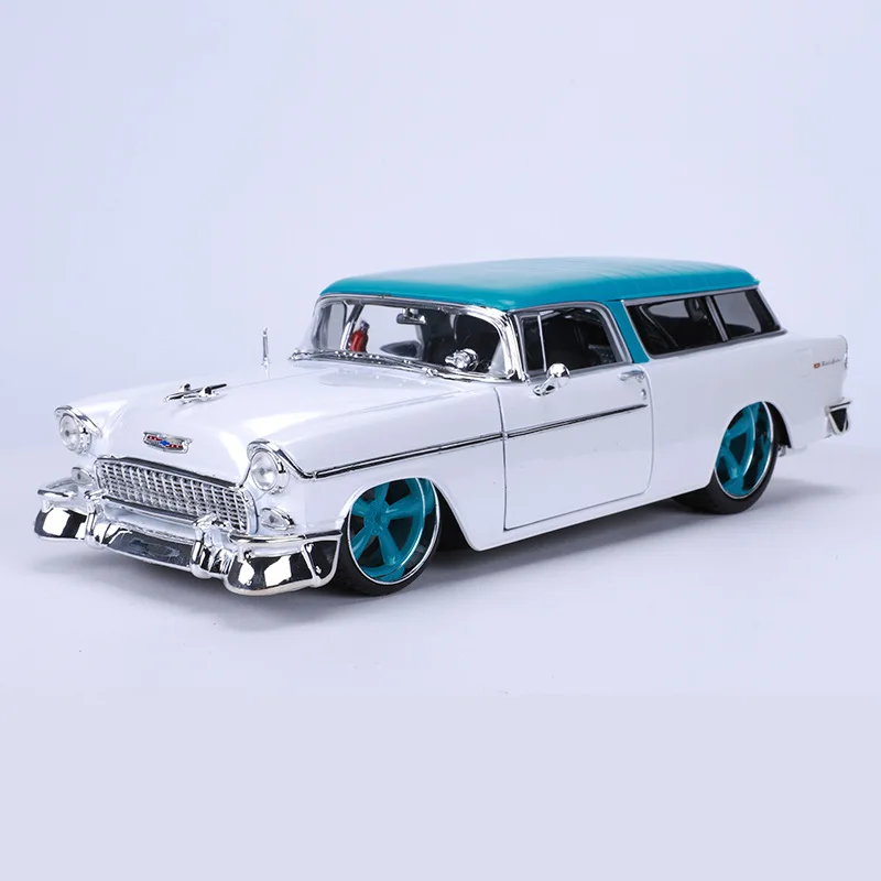 

Maisto 1955 Chevrolet Car Model 1: 18 Model Alloy Vintage Car Modified Model Sports Car Rangers