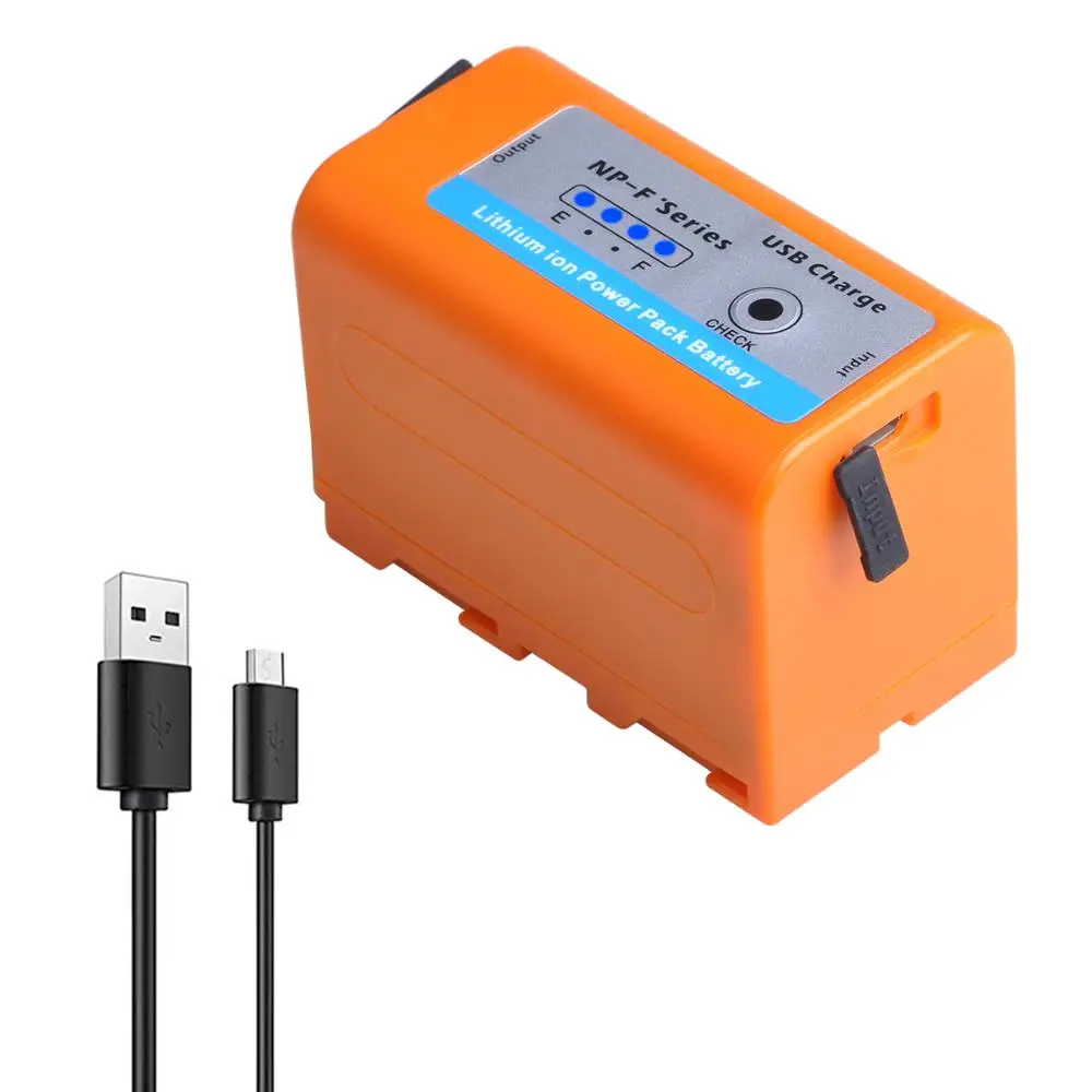 Новинка 7800 мАч Φ NPF960 NPF970 аккумулятор и USB-выход зарядки для Sony | Электроника