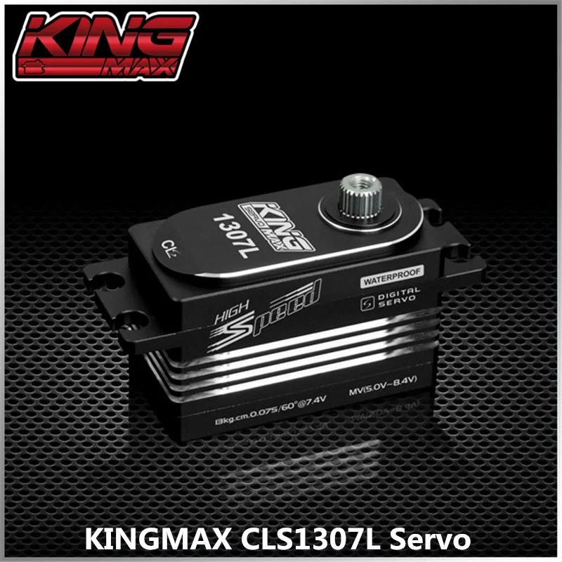 KINGMAX CLS1307L-51g BLS1307M-49g цифровой бесщеточный стальной редуктор мини сервоприводы костюм для 1/8, 1/10 гоночный автомобиль, Электрический Дрифтерный автомобиль