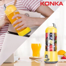 KONKA портативный блендер миксер usb режим зарядки маленькая Мини соковыжималка экстрактор бытовой венчик фруктовый сок машина смузи чайник
