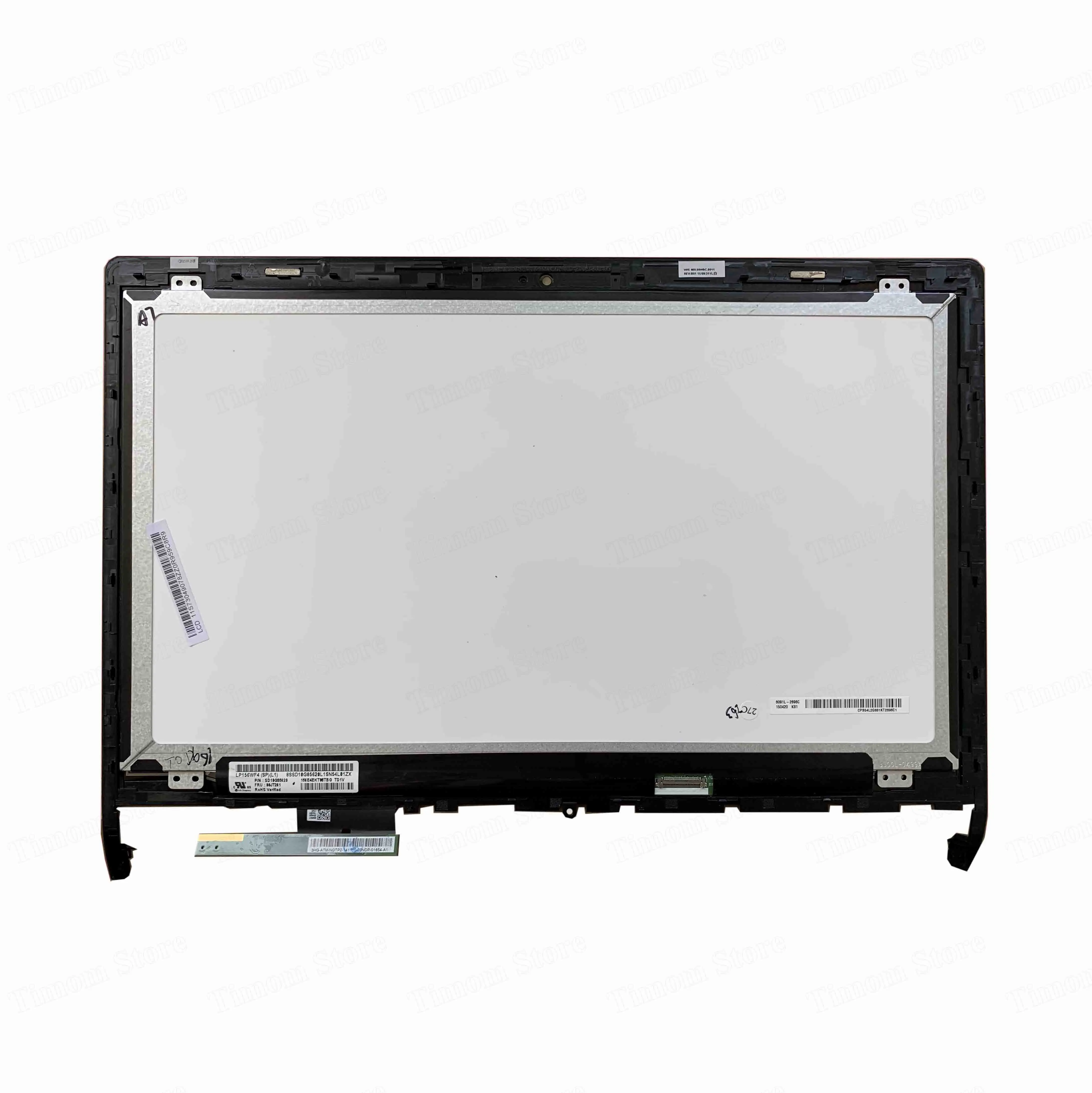 Для ноутбука Lenovo Edge 15 80H1 80K9 Flex 2 Pro 80FL 80K8 с сенсорным ЖК экраном и рамкой 1920*1080 IPS