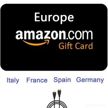 

Europe Amazon Gift Card Amazon Redeem Recharge Card Italy Spain France Russia Germany Shopping Gift Card HDMI TV STCK