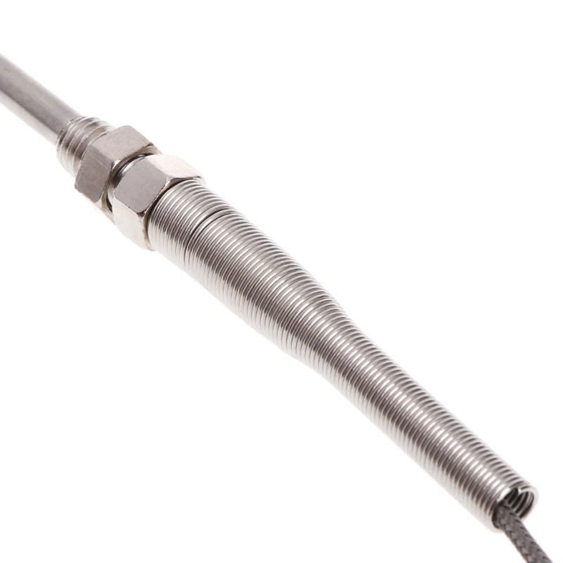 RTD PT100 Temperature Thread Cable 1M Thermocouple Probe 100mm 3 wires S03 21