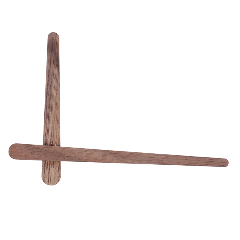 New Walnut Wall Clock Quartz Movement Pointer Hour Minute Second Hand Parts 12
