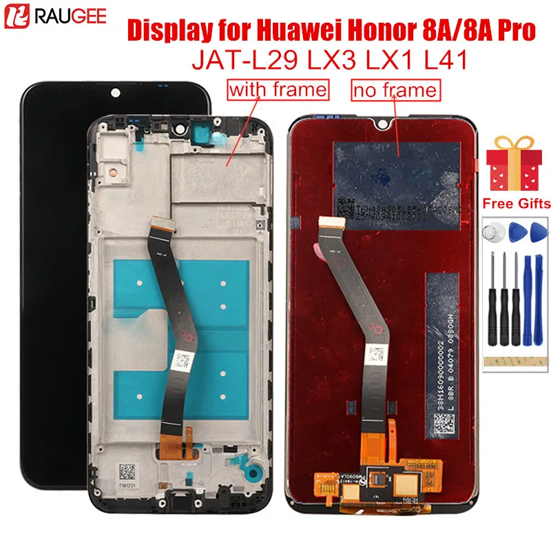 ЖК экран для Huawei Honor 8A дисплей + сенсорный с рамкой Замена Prime 6 09 ''ЖК