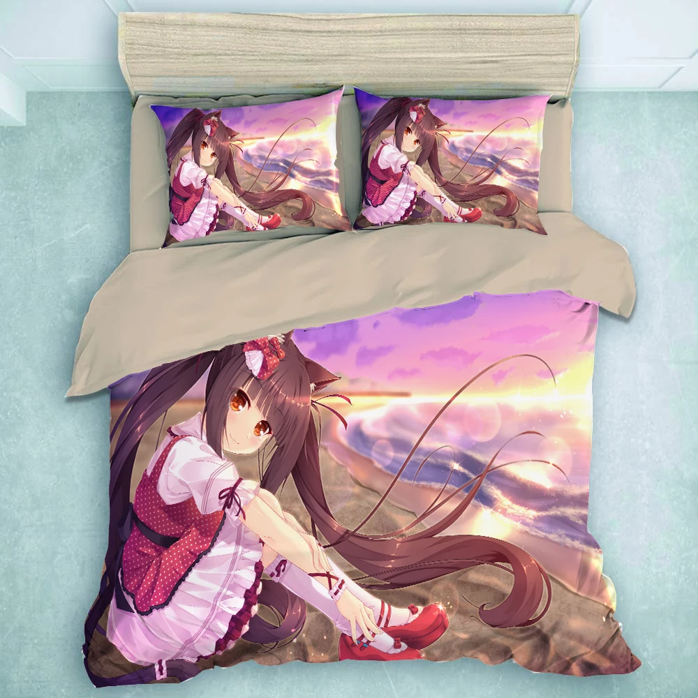 Jogo nekopara 3d jogo de cama capas