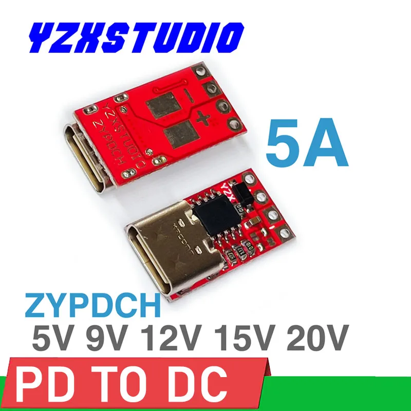 100 Вт 5 А USB-триггер decoy PD 2 0 3 до В 9 12 15 в 20 постоянного тока адаптер для подключения