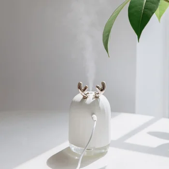 

Ultrasonic Mini Air Humidifier 220ML Aroma Essential Oil Diffuser for Home Car USB Fogger Mist Maker with LED Night Lamp