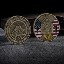 

U.S. Army Assault Gold-plated Commemorative Coin Challenge Coin Military Fan Metal Medal of Honor Medal Paint Process Collection