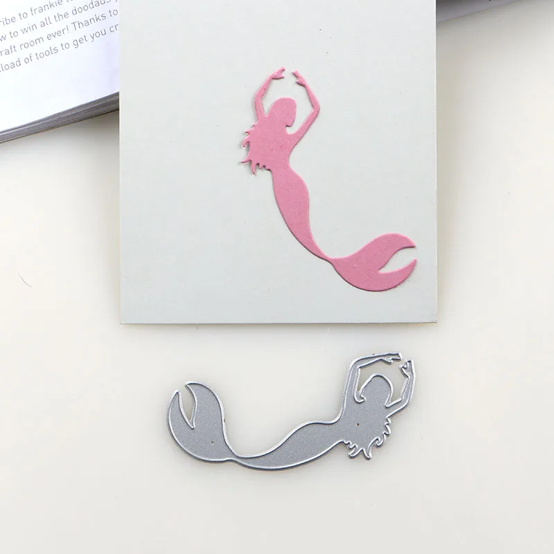 

DUOFEN METAL CUTTING DIES 2019 New mermaids stencil for DIY papercraft projects Scrapbook Paper Album