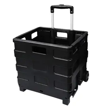 

45L Auto Car Trunk Storage Trolley Case Folding Storage Box Car Interior Multi-function Compartment Car Folding Box For Shopping