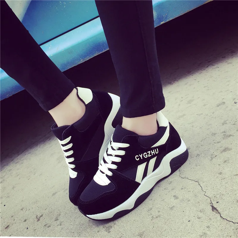 

2019 Winter New Style WOMEN'S Shoes INS Korean-style Athletic Shoes Student Versatile INS Extra High Canvas Flat Shoes
