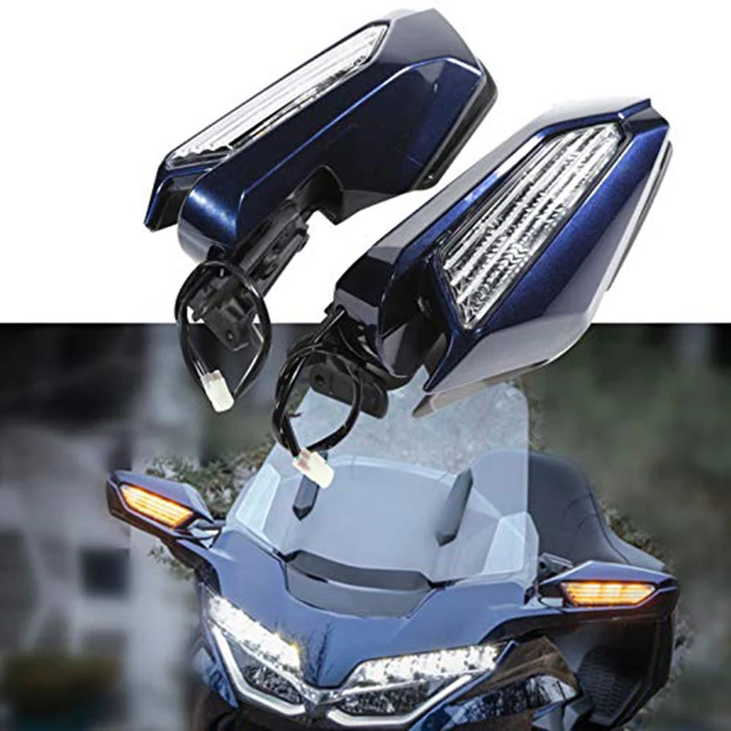 Motorcycle Motorbike Rear View Mirror Turn Signal LED for Honda Goldwing GL1800 2018 |