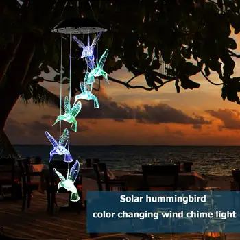 

Outdoor Garden 6LED Solar Lamp Garden Lawn Yard Hanging Bells Decorative Light Energy Saving and Environmental Protection