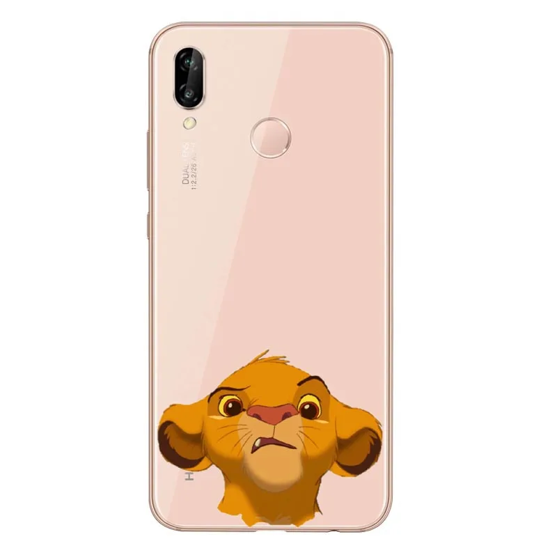 TPU Мягкий ТПУ чехол Lion King Pumba Hakuna Matata для huawei P8L P20L P20LITE P30 mate 8 10 mate 20Por RS P10PIUS P9 - Цвет: TPU