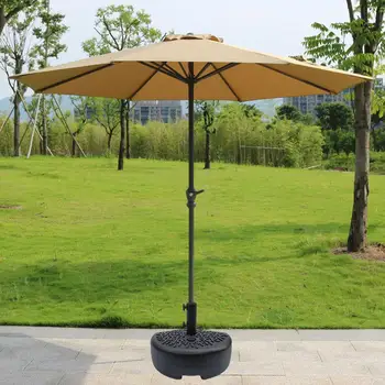 

Round Outdoor Garden Beach Patio Yard Umbrella Stand Parasol Base Holder Stand For Outdoor Patio Beach Balcony