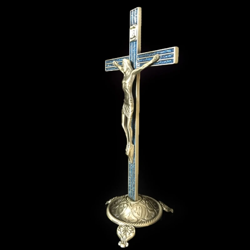 Kirche Reliquien Figuren Kruzifix Jesus Christus Auf Die Stand