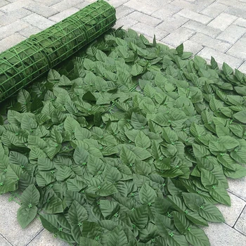 

Balcony Artificial Fence Green Wall Ivy Hedge Panels Privacy Screening