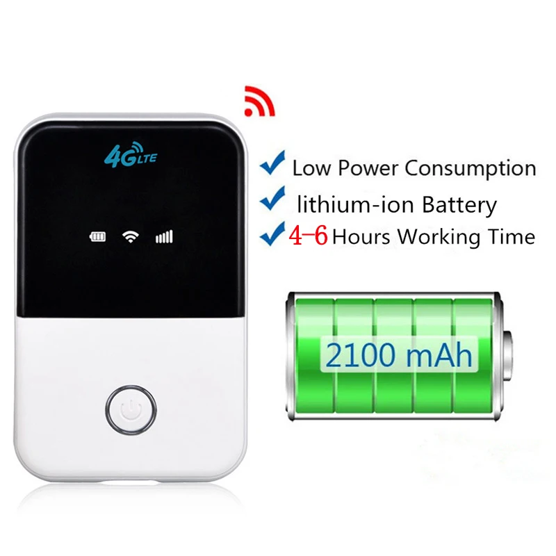 TIANJIE 3G/4G Wifi роутер портативный LTE Карманный разблокированный мобильный Hotspot