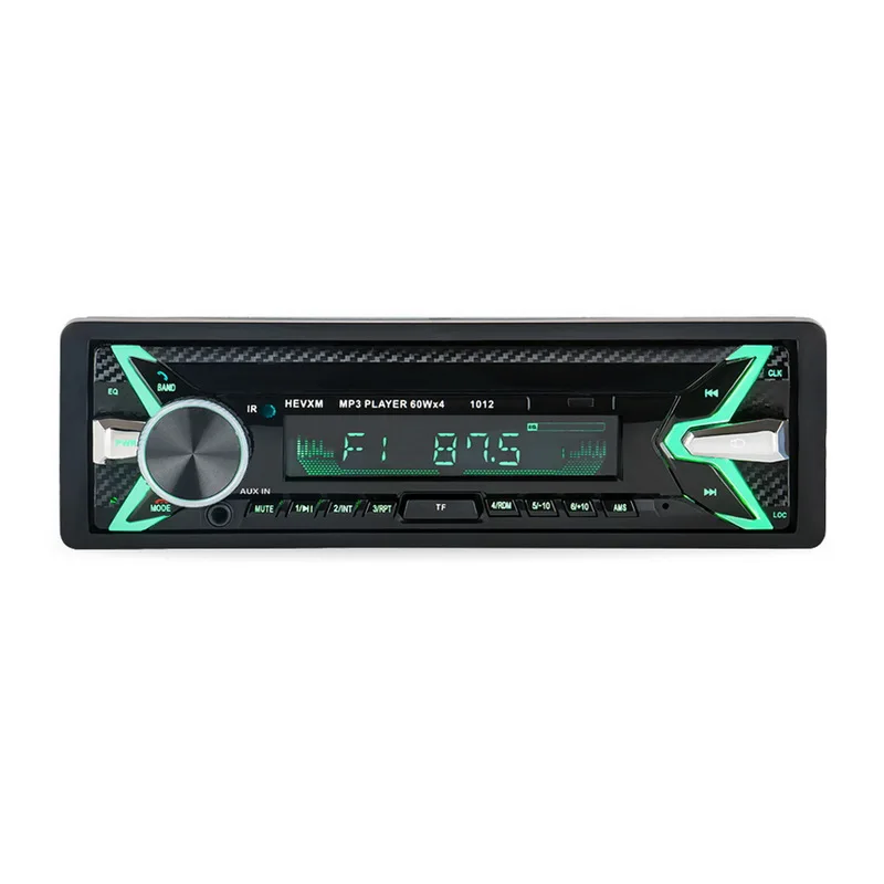 1012 Автомобильный Радио Bluetooth мультимедиа mp3-плеер 1din Aux вход приемник Bluetooth стерео радио MP3 мультимедийный плеер - Цвет: 1012