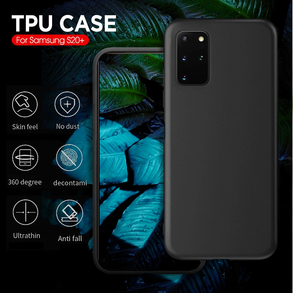 Матовый Мягкий чехол из ТПУ для Samsung S10 + S20 Ultra A11 A31 A51 A71 a71 5G защитный M31 M30S сумки |