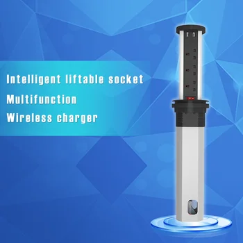 

Wireless USB charging socket leakage protection take-off and landing hidden in the kitchen - plug the power desktop line