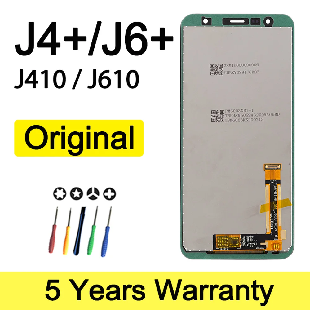 Оригинальный ЖК дисплей для Samsung J4 + J6 J410 J610 J415Fn оптовый Дисплей Plus экран core в