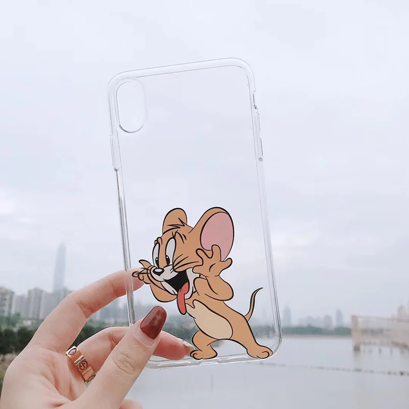 Чехол для телефона Tom Jerry для samsung Galaxy Note 10 S10e S10 S9 S8 S7 S6 Plus Lite edge Мягкий силиконовый чехол Ультратонкий чехол