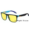 WarBLade-lunettes de soleil polarisées, carrées, pour hommes, Vision nocturne, lentille jaune, Anti-éblouissement, pour la conduite, UV400 ► Photo 3/6