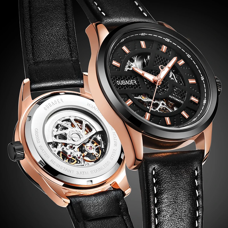 2020 OUBAOER Wrist Watch Men Automatic Tourbillon Sports Top Brand Luxury Mechanical Watches New Fashion Male  Relogio Masculino