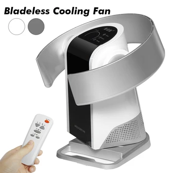 

37W 220V Wall-Mounted Tabletop Fan Bladeless Cooling Remote Control Home Office