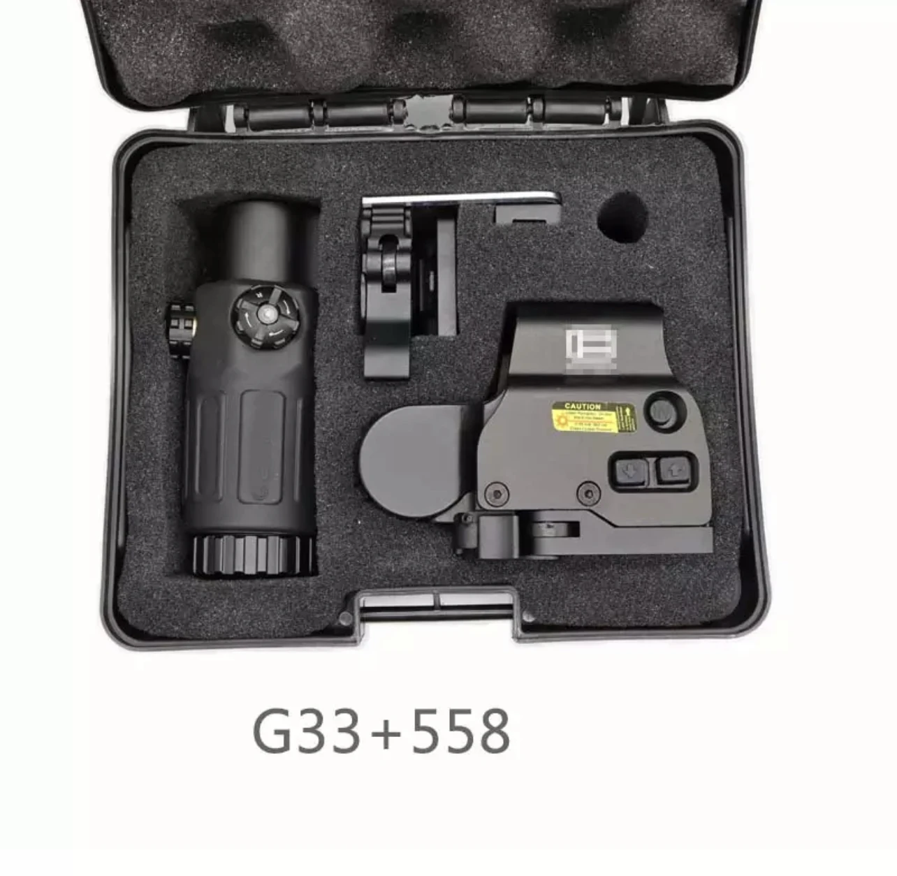 Тактический прицел 558 Red Dot Sight 3X голографический для охоты Вивера 20 мм страйкбола |
