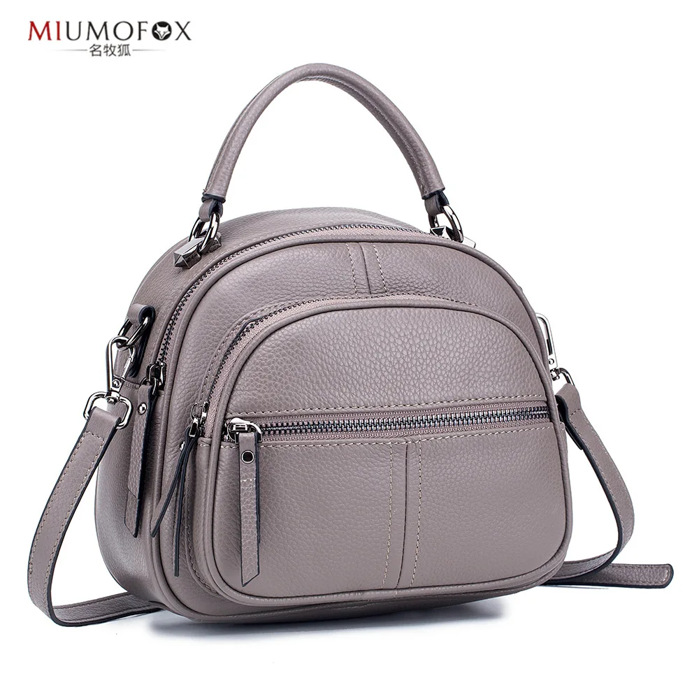 

Full-grain Leather Spring And Summer Travel Hand 2019 Multi-functional 3 for WOMEN'S Bag Handbag Simple Soft Leather Over-the-sh
