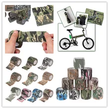 1 шт. камуфляжная эластопластовая клейкая повязка, эластичная самоклеящаяся лента для запястья, лодыжки, срезы, Спортивная Безопасность 5 см* 4,5 м