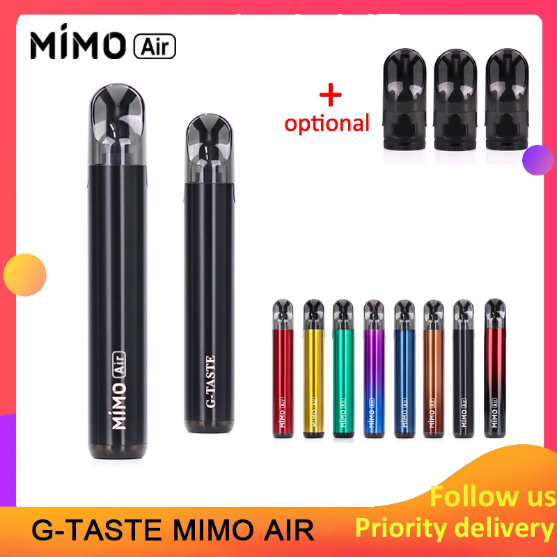 Новое поступление набор для вейпа G-taste MIMO Air Pod с аккумулятором 450 мАч и картриджем