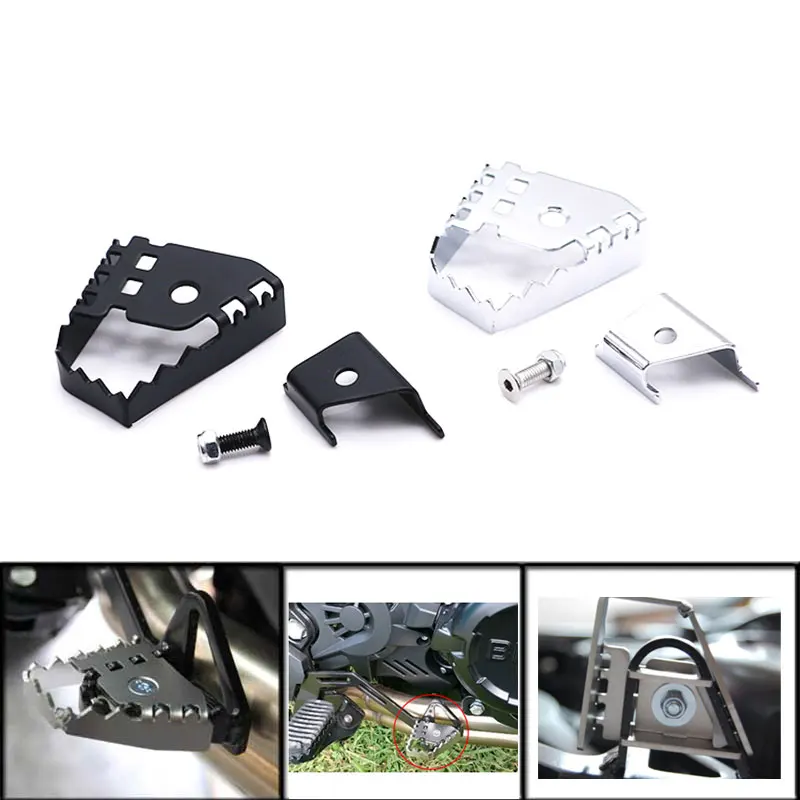 Motorcycle Brake Lever Rear Foot Extension Peg Pad Enlarge Extender for BMW F800GS F700GS F650GS F 800 GS F 700 GS F 650 GS