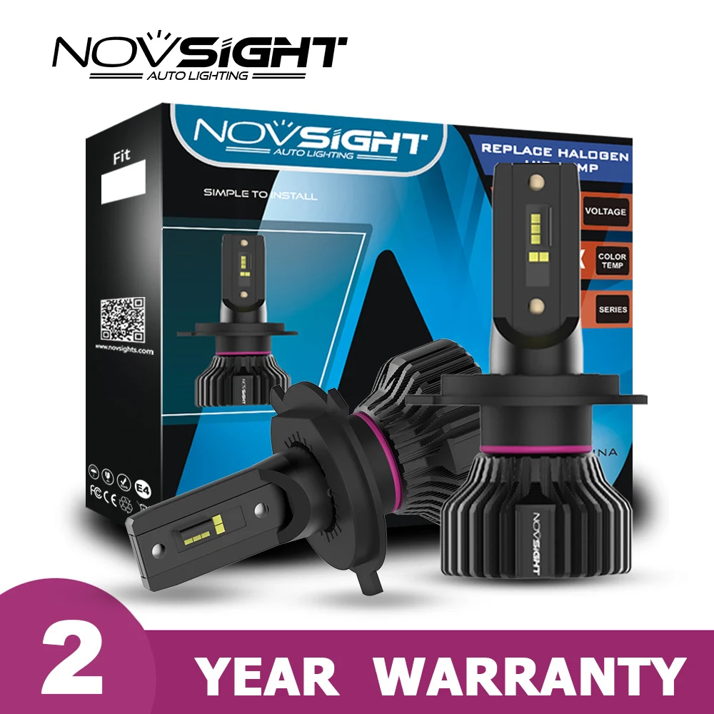 Novsight H4 Led H7 H1 H11 автомобильный светильник 50 Вт 10 6500 лм комплект 9005 к 9006 Hb3 Hb4