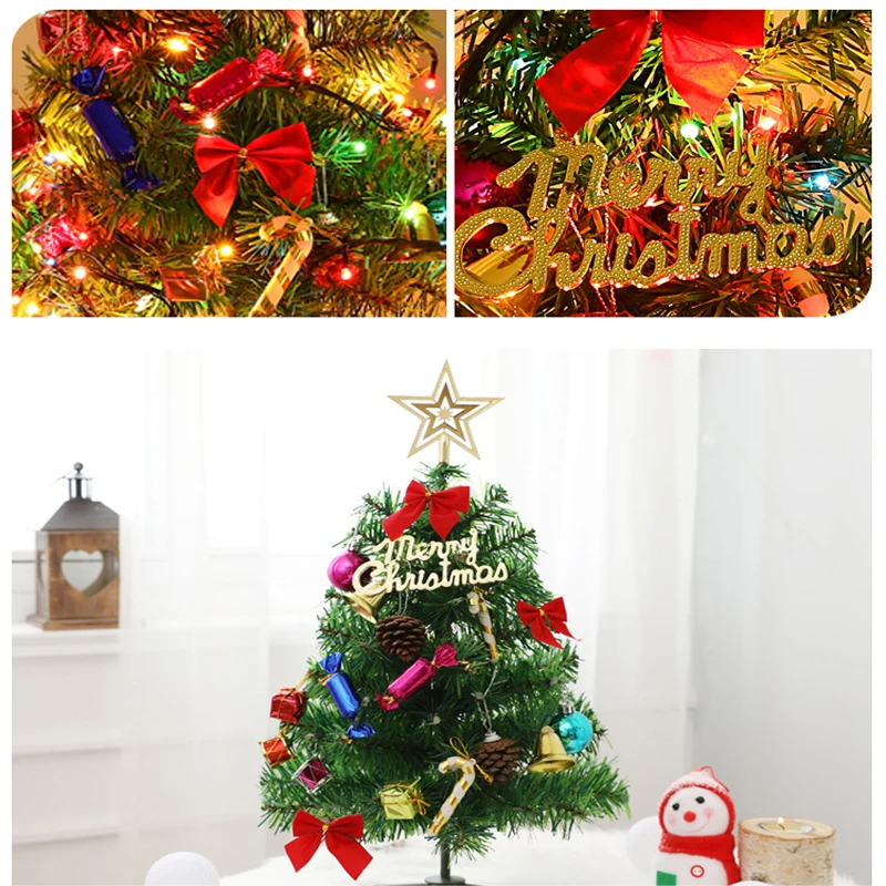 50cm Mini Tabletop Christmas Day Party Decoration Night Lights Home Market Xmas Ornament Gift Night lamp Children's night light