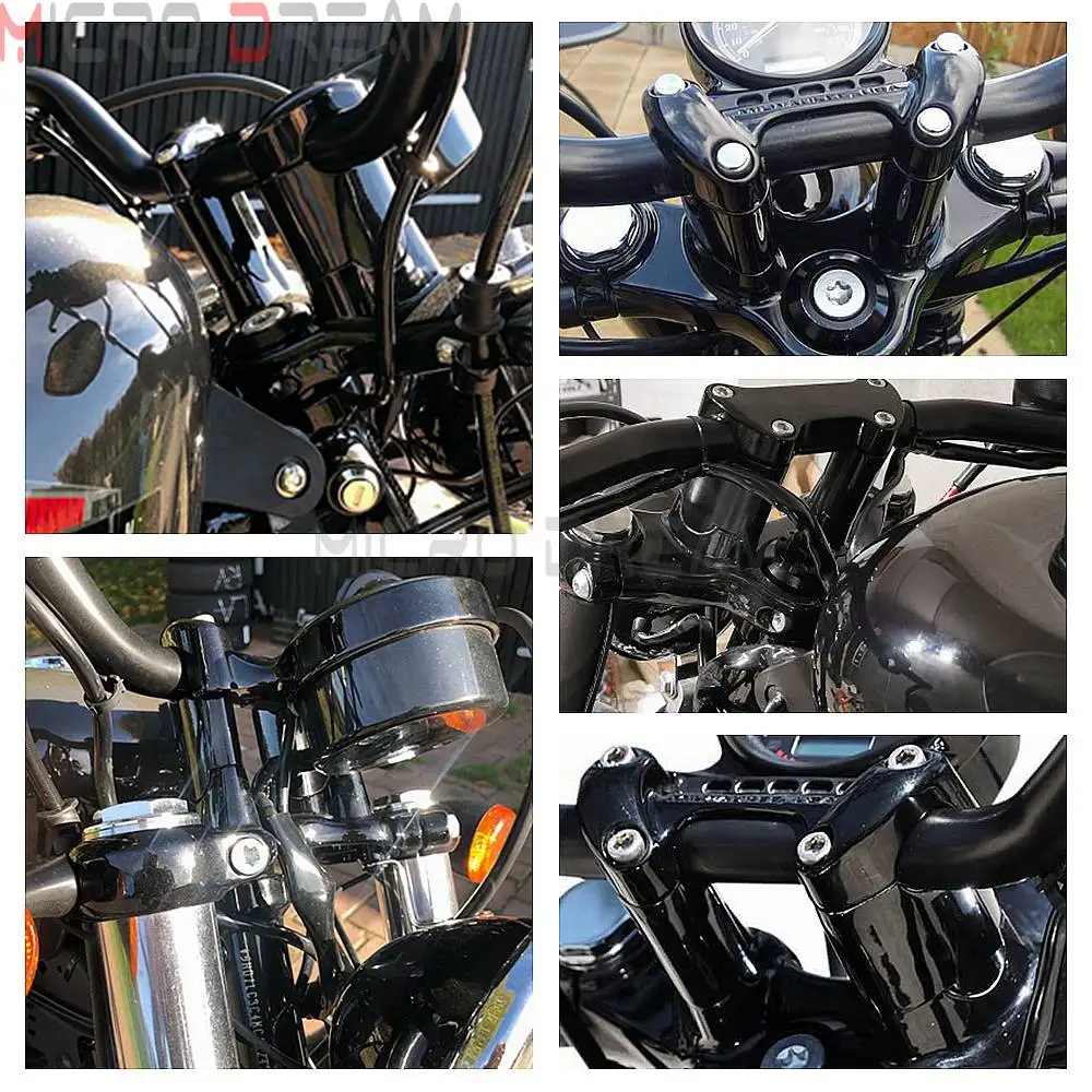 Handlebar Risers Harley Sportster Xl1200x Sportster Forty Eight