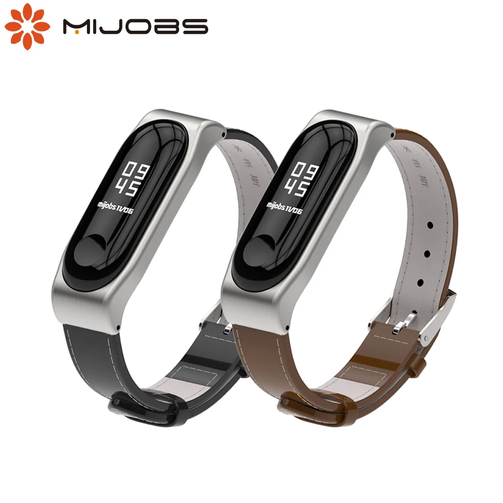 Глобальная версия NFC Mi Band 5 ремешок из натуральной кожи для Xiaomi 4 Correa оригинальный