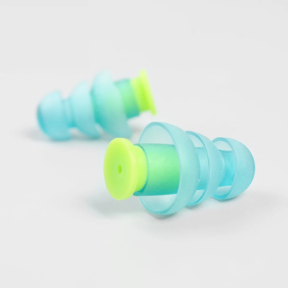 

Safurance 1 Pair Noise Cancelling Hearing Protection Earplugs For Concerts Musician Motorcycles Reusable Silicone Ear plugs