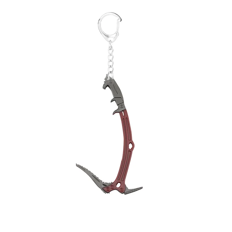 

Tomb Raider Keychain Lara Croft Climbing Axe Metal Pendant Chaveiro Key Ring Bag Charm Key Chain Accessories Game Jewelry