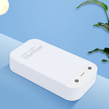 

uV Sterilizer Phone Sanitizer Box Anti Bacteria Ultraviolet Disinfection for Toothbrusst Mask Jewelry Watch Phone Charging Box