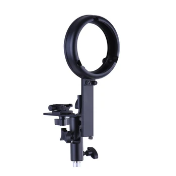 

L-Bracket Speedlight Speedlite Flash Mount with Bowens Mount Adapter Cold Shoe for Softbox Reflector Beauty Dish Umbrella Snoot