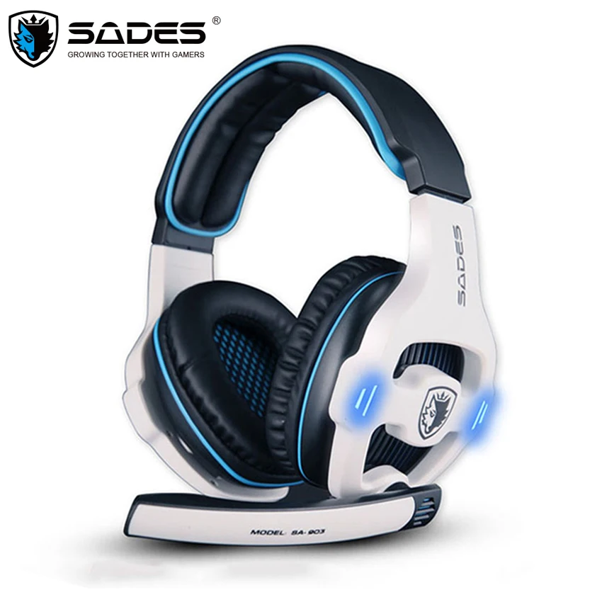 Sades Sa 903 Gaming Headset 7 1 Surround Sound Channel Usb Wired Headphone With Mic Volume Control Best Casque For Gamer Headphones With Mic Wired Headphones7 1 Surround Sound Aliexpress