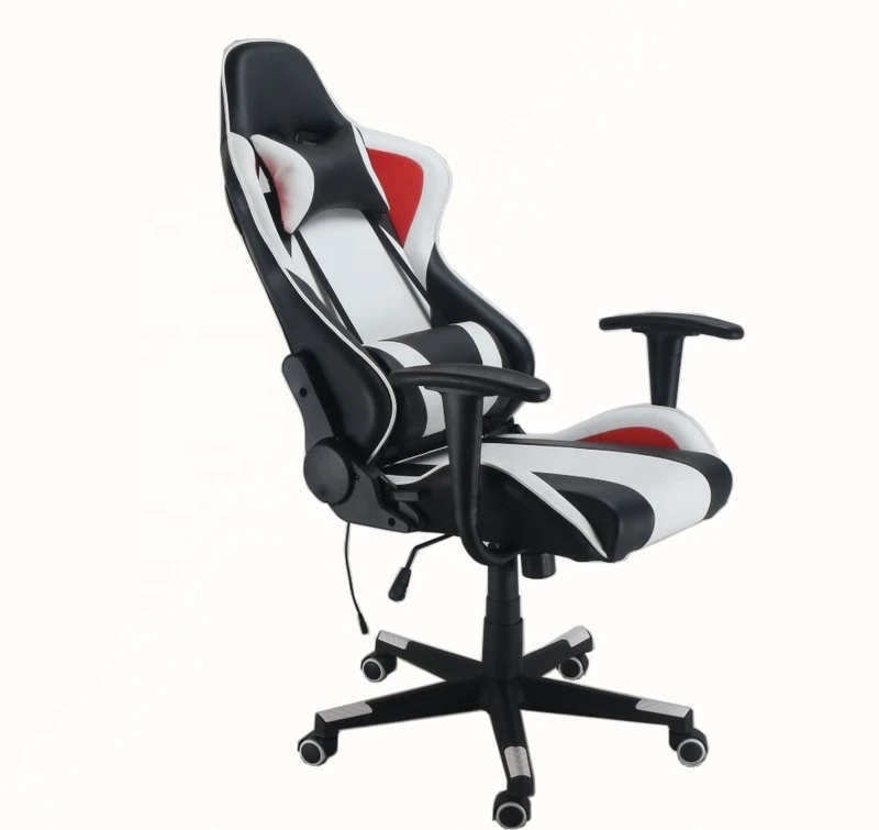 

Wholesale PU Leather Swivel Computer Adjustable Height Gaming Office Chair With Bluetooth Speaker