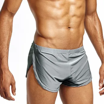 

JAYCOSIN man Underwears Polyester Mens Sexy Solid Short Breathable Ice Silk Underpants Pants Pouch Boxer Underwear high quality