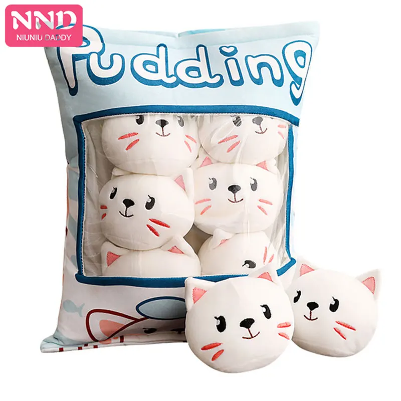 Плюшевая подушка Niuniu Daddy 45*40 см игрушки динозавра единорога имитация пищи мягкие