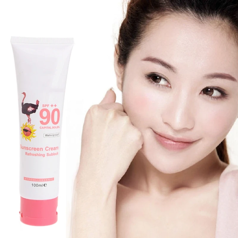 Солнцезащитный крем SPF 90 + увлажняющий солнцезащитный для сухой и чувствительной