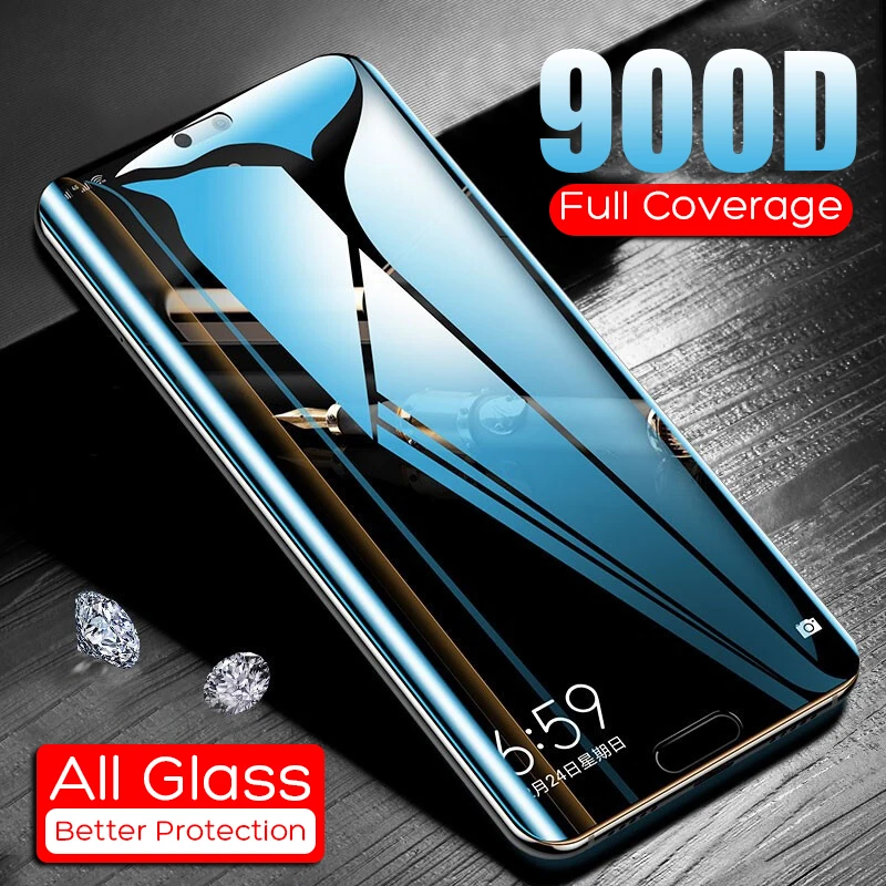 900D изогнутое закаленное стекло для Huawei Mate 30 20 Pro Lite защита экрана защитное на P30